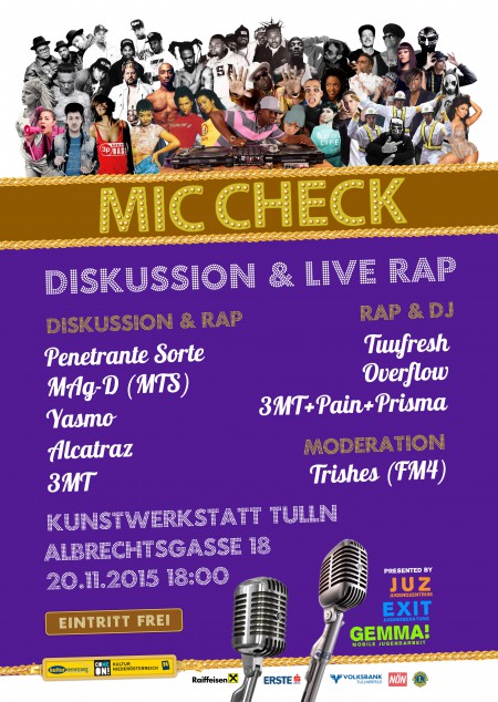 Mic Check Poster